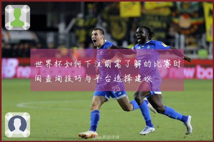 世界杯如何下注前需了解的比赛时间查询技巧与平台选择建议