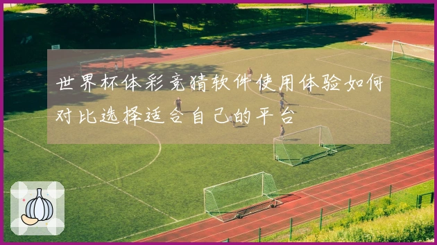 世界杯体彩竞猜软件使用体验如何对比选择适合自己的平台