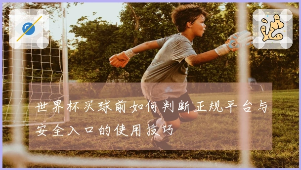 世界杯买球前如何判断正规平台与安全入口的使用技巧
